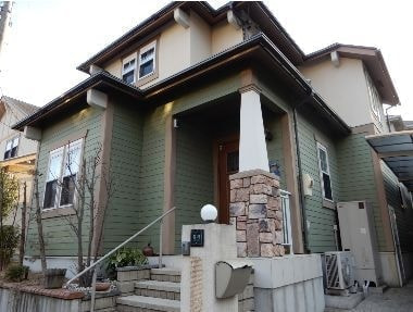 外壁塗装　施工前の写真