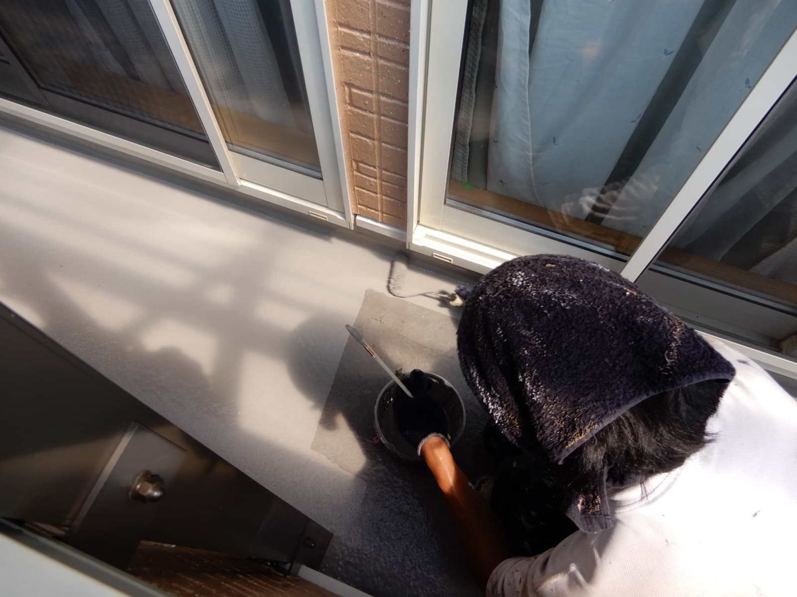 越谷　ベランダ防水　コート