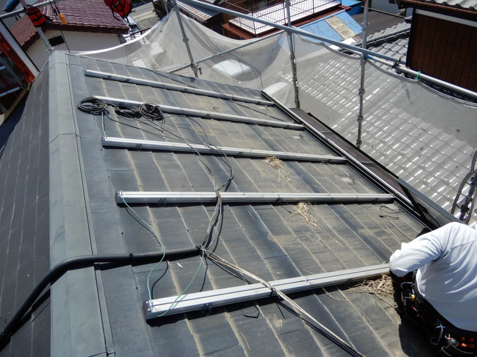 ソーラーパネル　撤去　