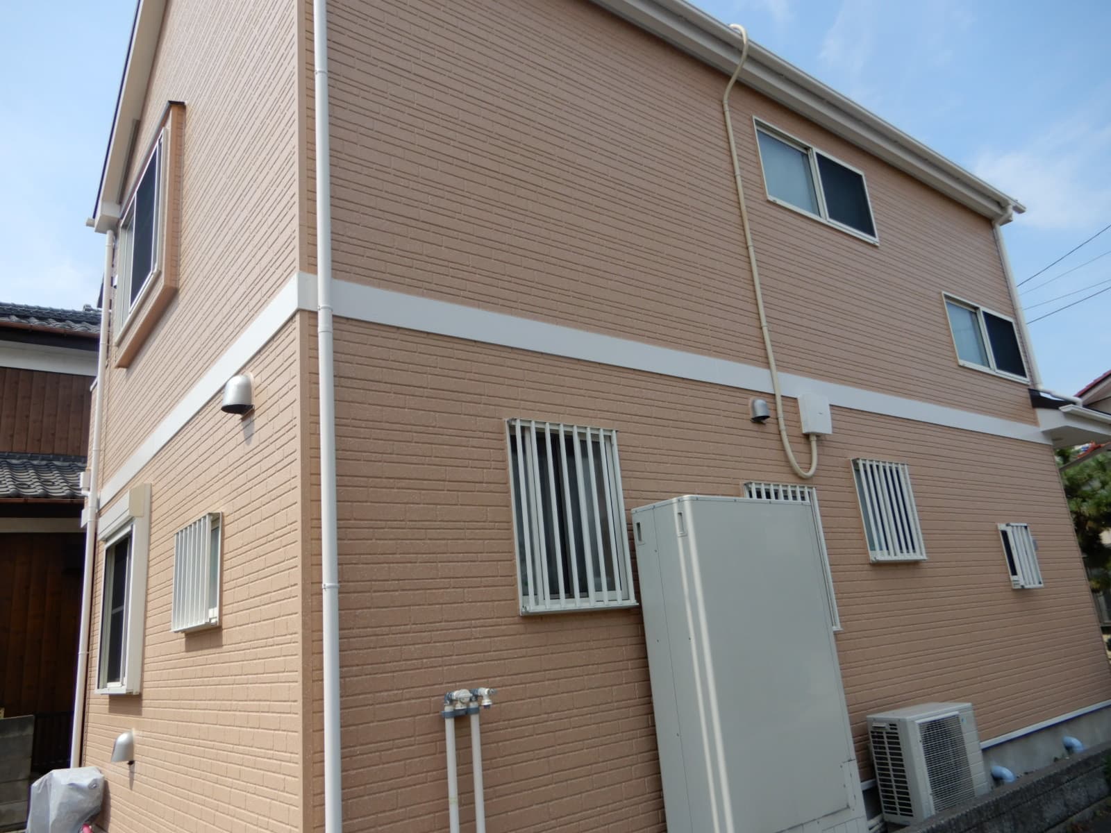 越谷　外壁塗装　仕上げ