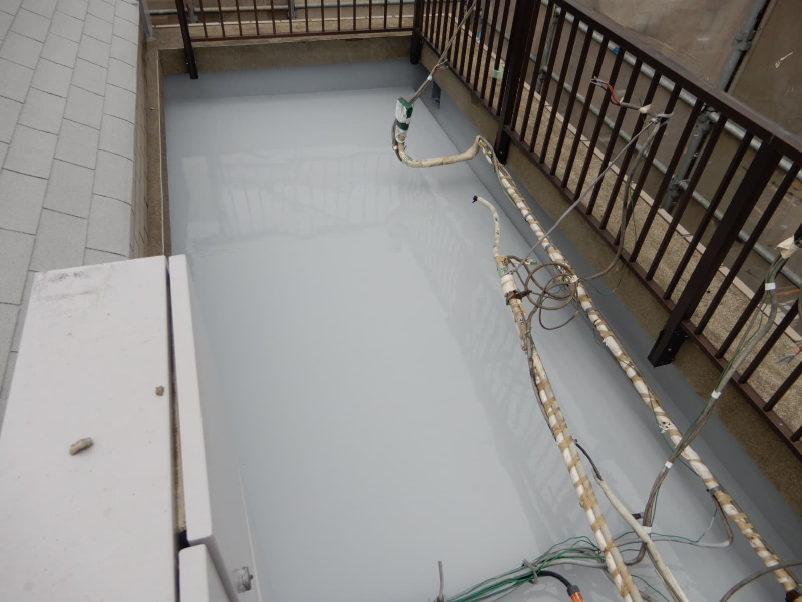 屋上防水　ビル工事