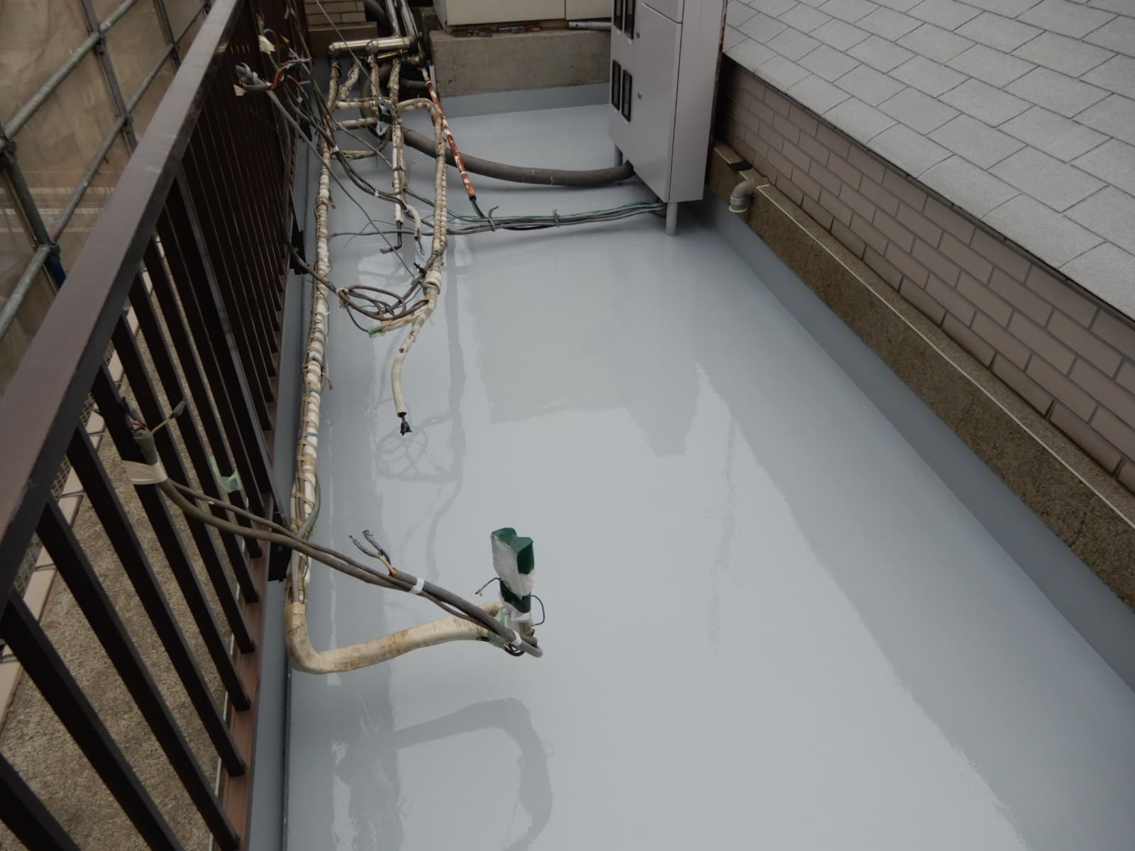 屋上防水　ビル工事