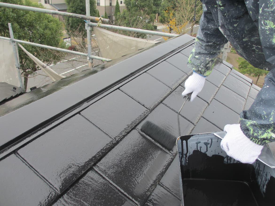 屋根塗装　越谷　外壁　塗装　みやび住宅環境