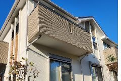 塗り替えの完工した家